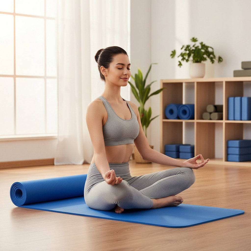 Anti-Slip Yoga Mat with Cushioned Surface | Non-Slip Design for Stability and Comfort 6