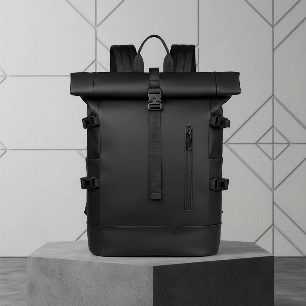 AquaGuard | Waterproof Laptop Backpack for Men with USB Charging Port | Stylish Tech Backpack for Daily Use 0
