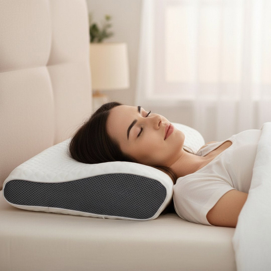 Contour Collection | Sleep Pillow with Ergonomic Design | Ideal for Side Sleepers and Neck Pain Relief 0
