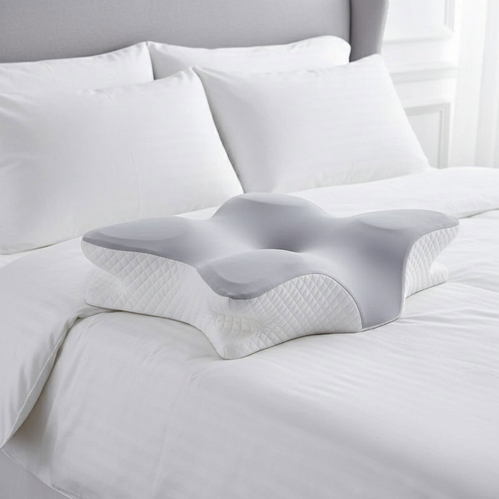 Health Pur | Ergonomic Memory Foam Pillow with Adjustable Height | Ideal Pillow for Neck Pain Relief 4