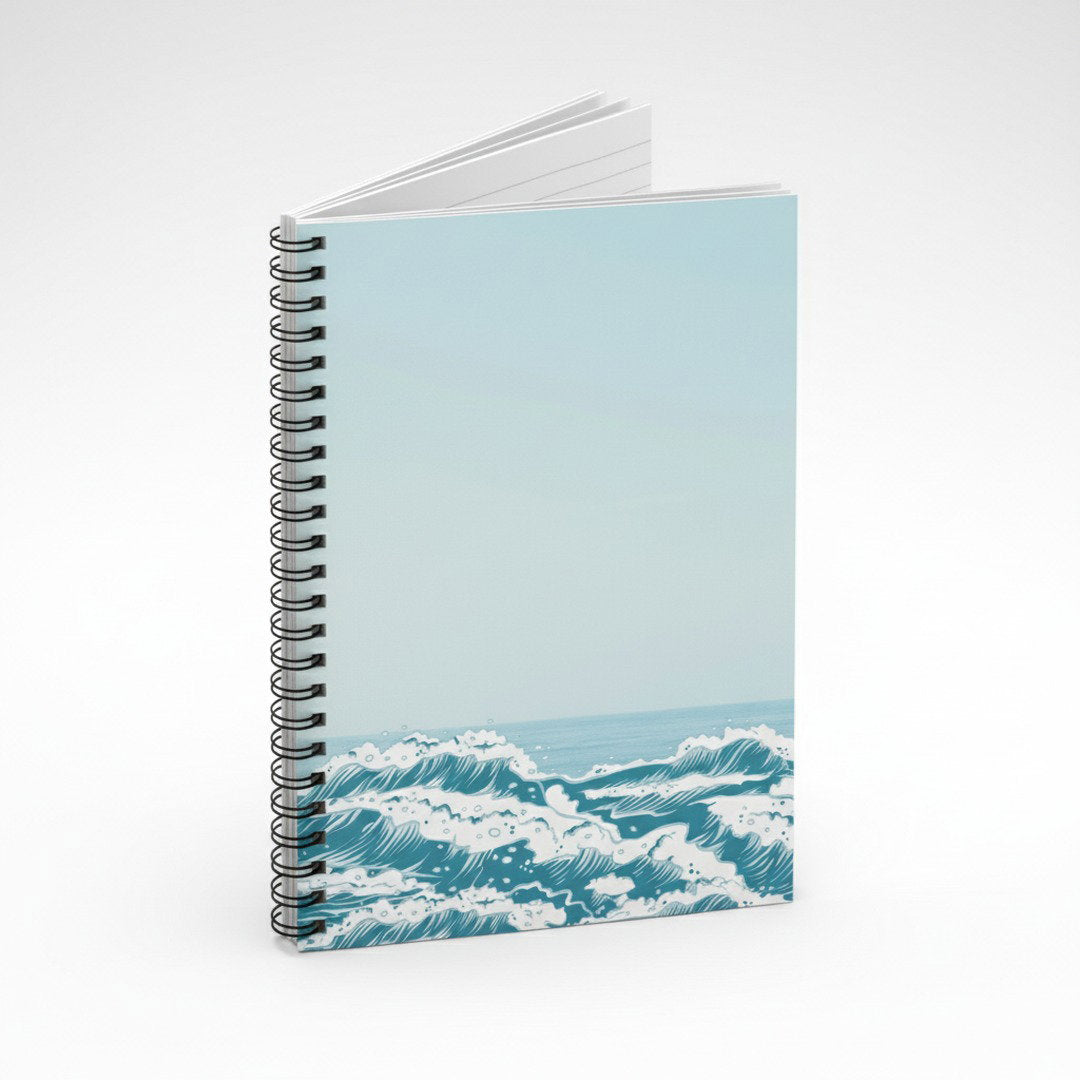 Stylish Spiral Notebook | 118 Ruled Pages with Flat-Lying Design | Perfect for Notes and Affirmations 4