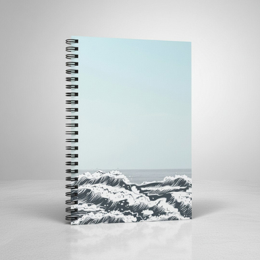 Stylish Spiral Notebook | 118 Ruled Pages with Flat-Lying Design | Perfect for Notes and Affirmations 4