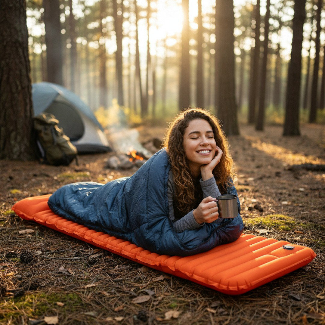 Ultralight Air Mattress | Inflatable Sleeping Pad with Quick Foot Pump | Compact Comfort for Outdoor Adventures 6