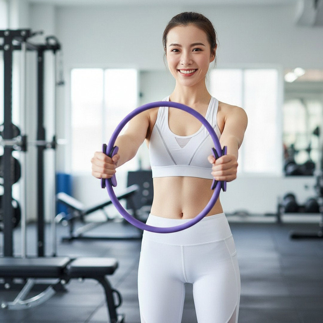Versatile Pilates Ring | Fitness Trainer with Grip-Friendly Handles | Total Body Toning for Strength and Flexibility 1